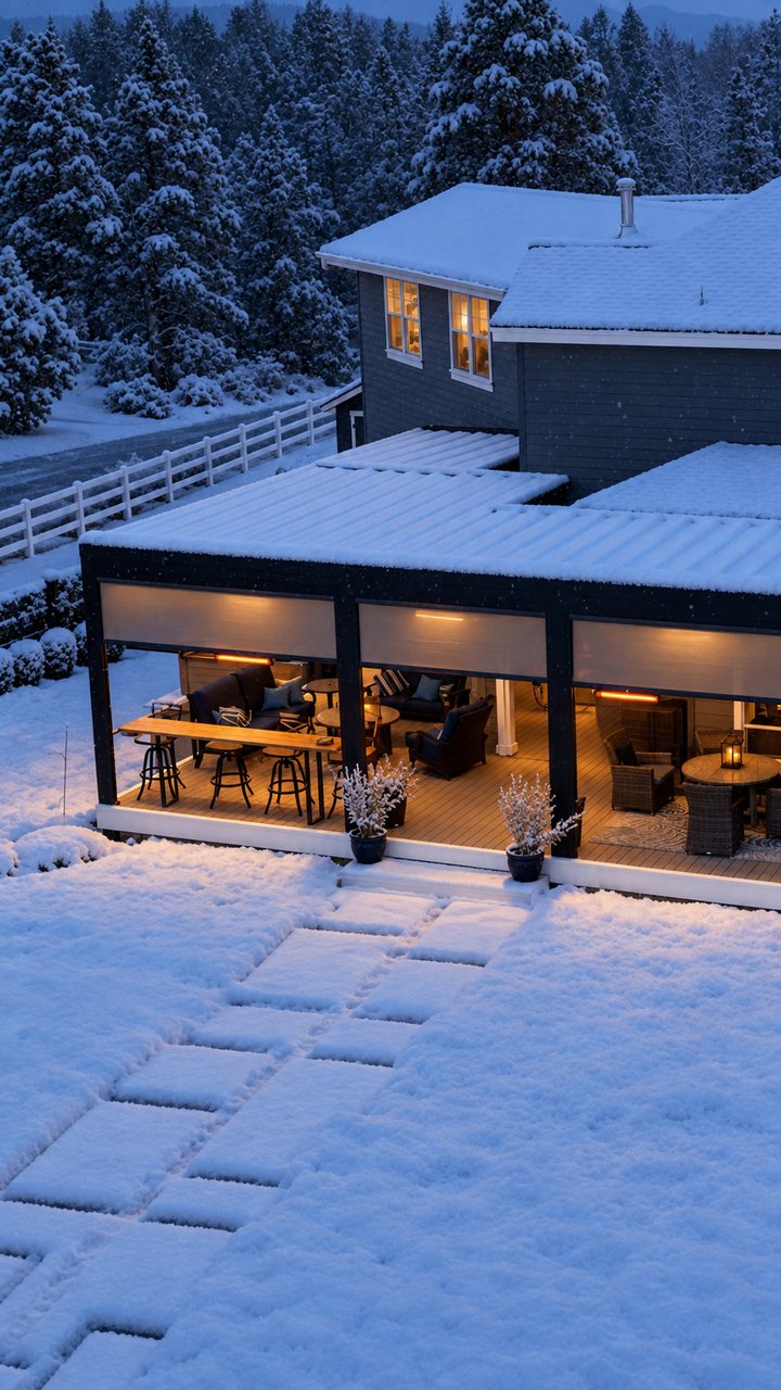 The same deck in January